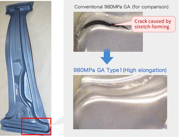 980MPa GA Type1(High elongation)