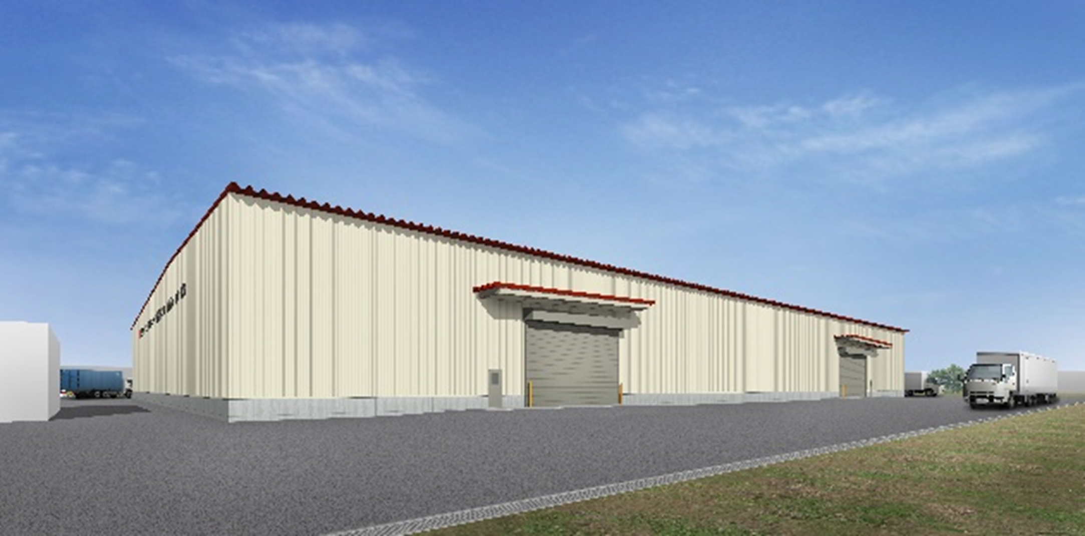 Rendition of Shin-Harumi Warehouse