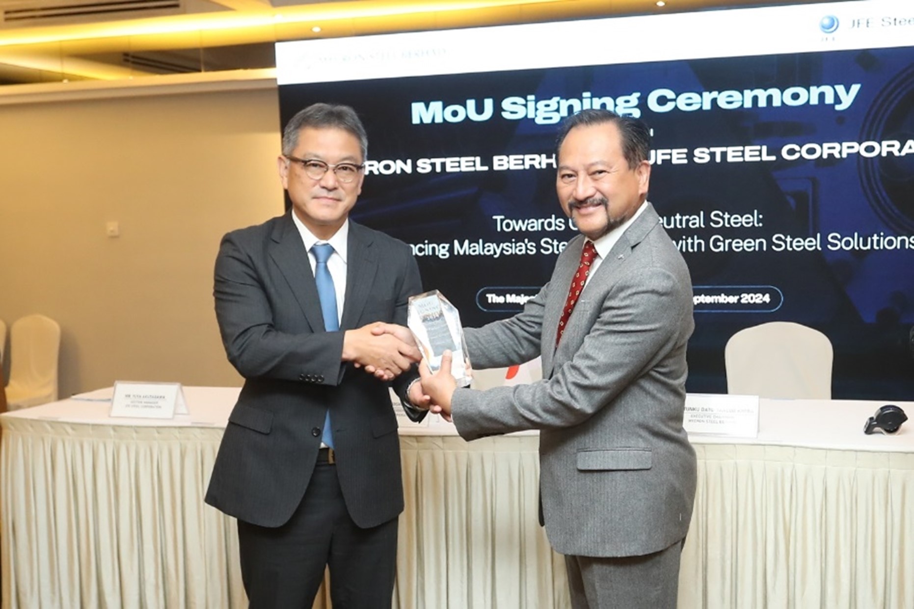 Signing ceremony on September 20, 2024