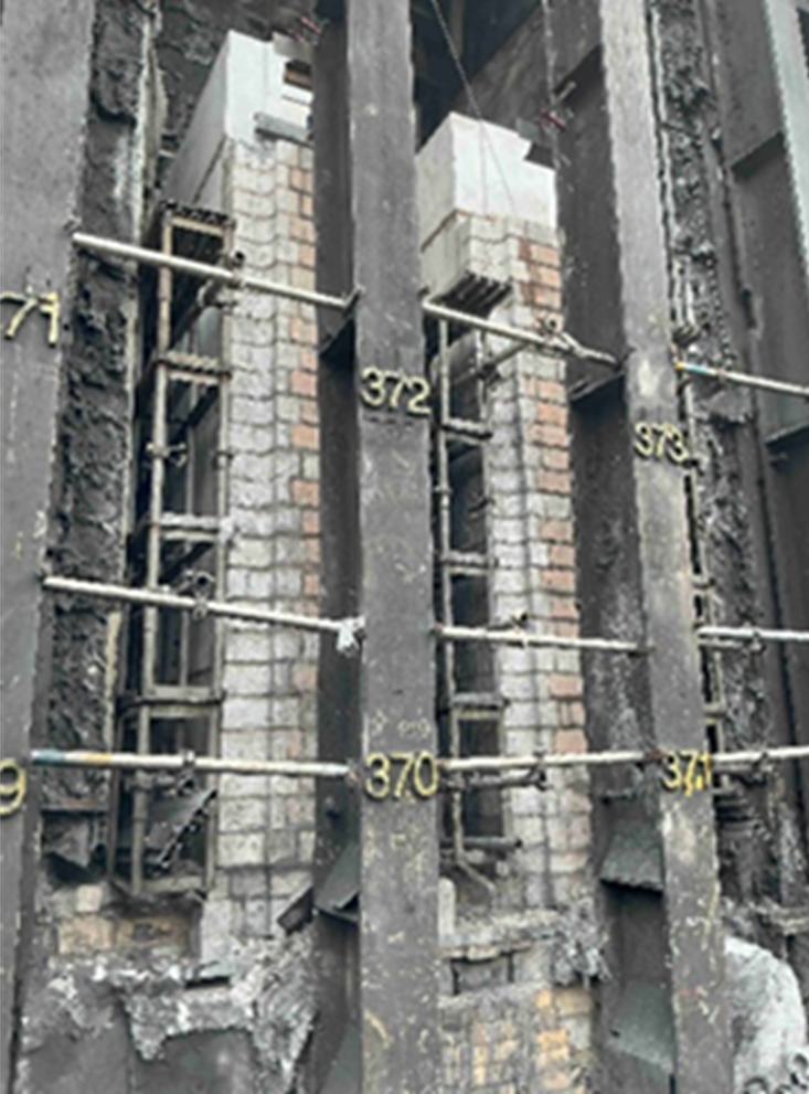 Installation of Large Blocks